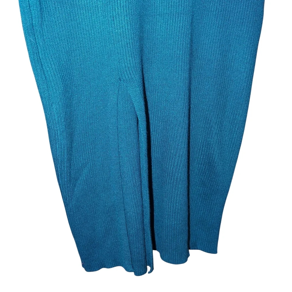 Olive & Oak Teal Long Sleeve Dress New With Tags - Picture 4 of 4